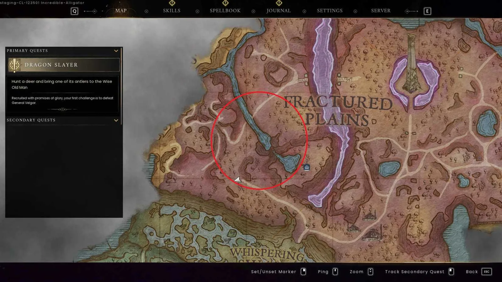 Copper and tin mining locations in RuneScape: Dragonwilds